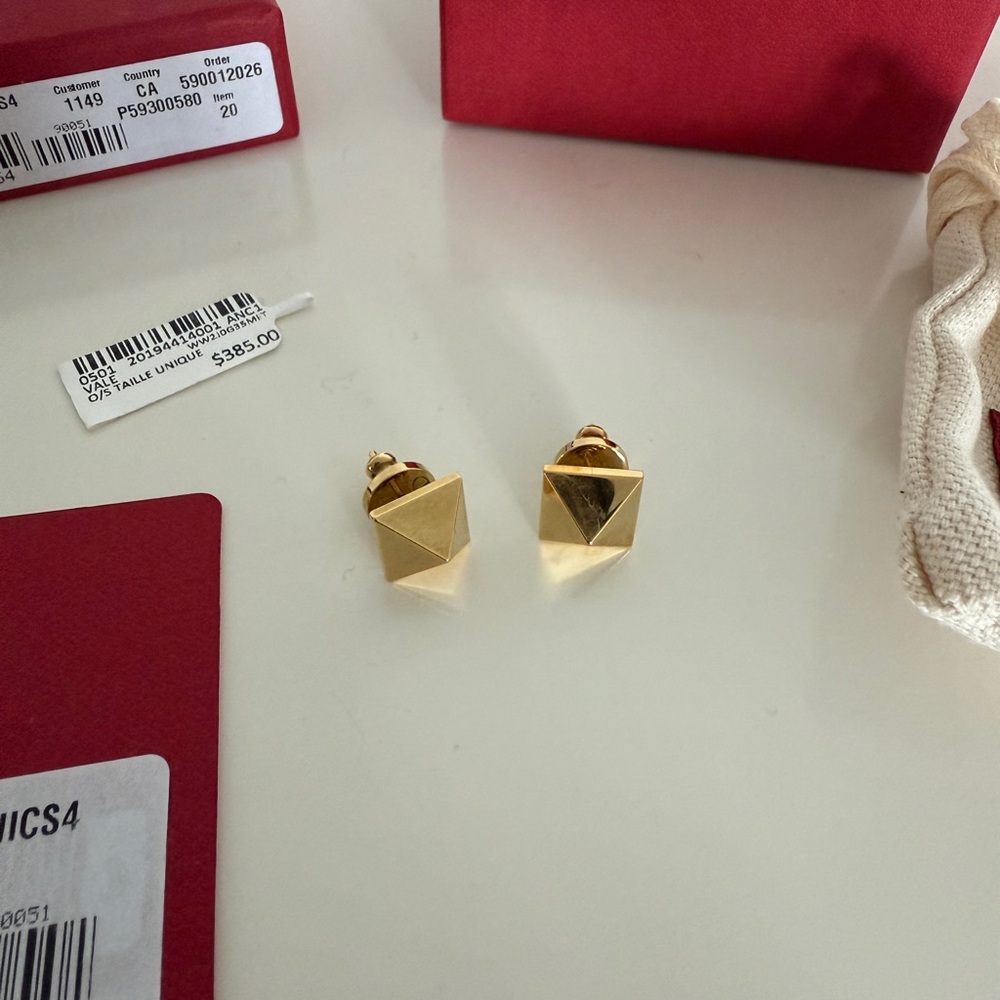 Valentino Rockstud Earrings - purchased from Holts and barely worn
